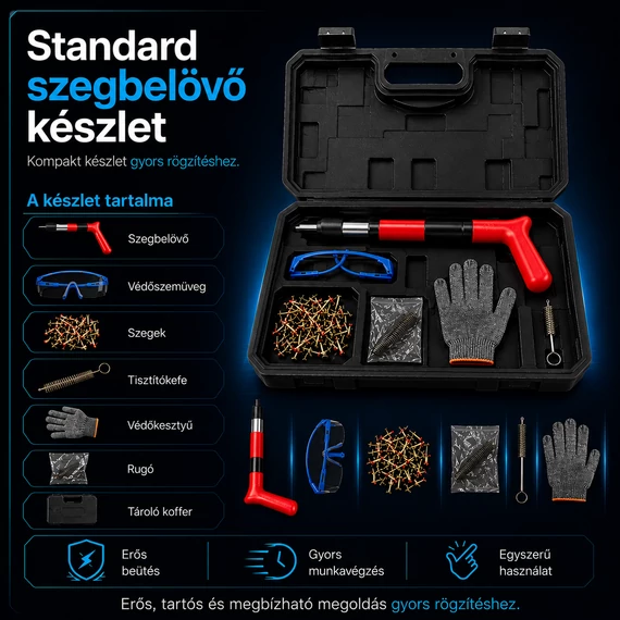 FaceTelPro Standard szegbelövő készlet